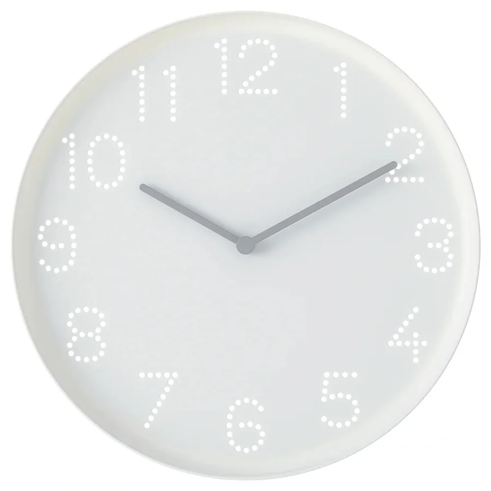 ⏰ Wall Clock ⏰ with Punched Hole Numbers Tromma